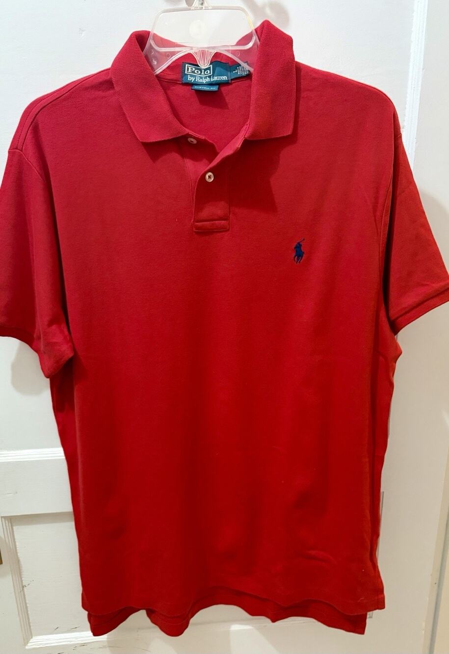 X2- Polo Ralph Polo Lauren Custom Fit SHORT SLEEVE Size Large Perfect shape